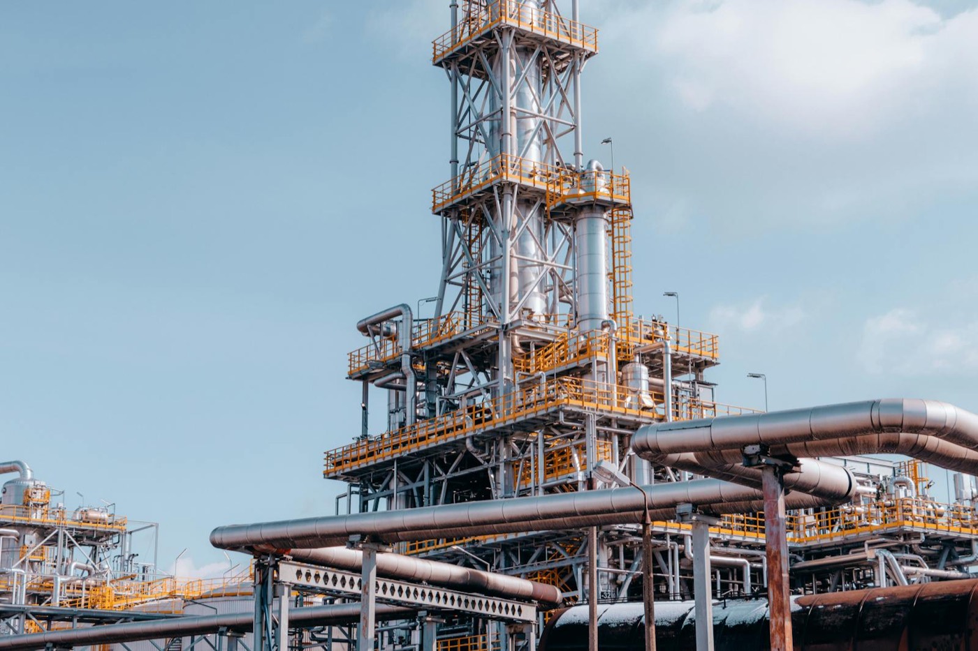 Oil and gas refinery infrastructure and critical process equipment